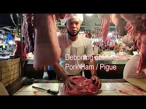 Pork Primal Cuts and Deboning Demonstration