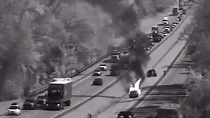 I-26 East in Calhoun County open after crash, fire