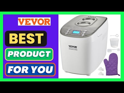 VEVOR Bread Maker, 15-in-1 3LB Dough Machine, Nonstick