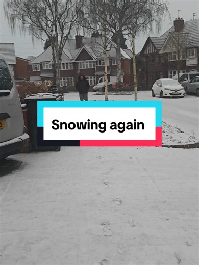 Part 49: it's snowing again in Birmingham #snow #birminghamuk #unitedkindom #fyp #viral