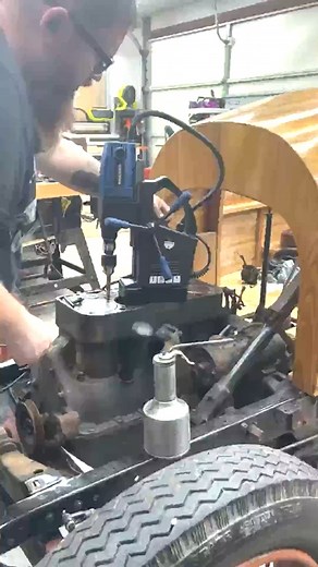 Repairing the damaged threads in my model A engine #cars #automotive #automobile #jalopy #jalopyjournal #trog #fordmodela #ford #autorepair #autogarage #garage #workshop #mechanic #me | Miah