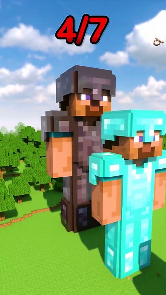 SMALL TO BIG EARTHS VS STEVES WITH UPGRADING ARMOR #minecraft #teardown