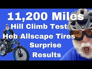 Hill Climbing Tests With My Heb Allscape Tires: Philodo AWD H8 Mile 11,200