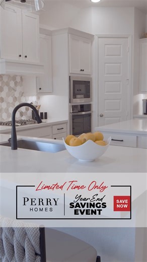 Find joy in a new home this holiday season. Explore our exclusive year-end deals. Don’t miss out! #Savings #DreamHome #SaveNow #HomeSweetHome | Perry Homes