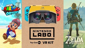 19K views · 161 reactions | Vejam Super Mario Odyssey e The Legend of Zelda: Breath of the Wild em realidade virtual com o Nintendo Labo! Estas experiências do Nintendo Labo estarão disponíveis através de atualizações gratuitas a 26/04. Não se esqueçam: o Kit VR do Nintendo Labo é lançado a 12/04! | Nintendo Switch | Facebook