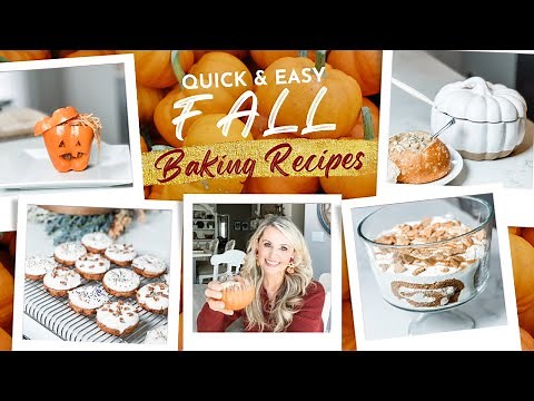 FALL BAKING RECIPES | WHAT TO MAKE FOR FALL