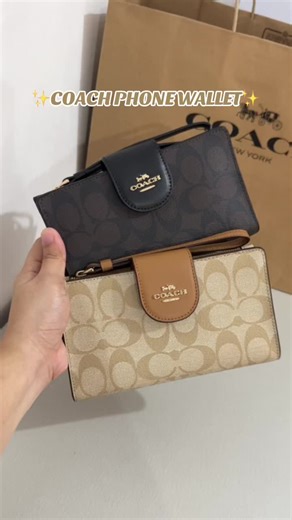 All-in-One Coach Phone Wallet for iPhone and Galaxy Phone