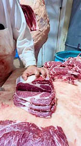 My knife is kinda dull #butcher #beef #knife #cutting | The little butcher