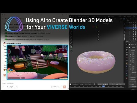 Using AI to Create Blender 3D Models for Your VIVERSE Worlds