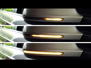 Audi Q3 (8U) LED dynamic mirror turn signals installation