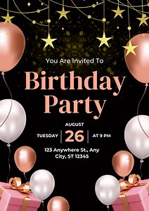 Editable Printable Birthday Card | DIY Digital Greeting Card | Personalized PDF JPG | Instant Download - Etsy UK