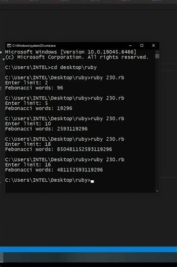 ruby | Euler project 'Fibonacci words' | CodeLearning