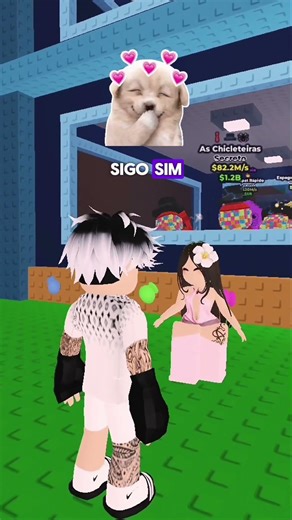 Ela ganhou um secreto 🤑 #roblox #sejagamer #viral #fy
