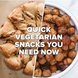 Vegetarian snacks you can binge. Shop the recipe! https://tasty.co/recipe/garlic-parmesan-roasted-chickpeas | Tasty Vegetarian