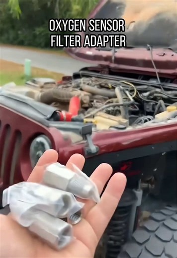 Oxygen Sensor Filter Adapter - New Stainless Steel Extension Pipe Fitting - Car Extension Screw,Universal Automotive Repair Tool Accessory