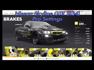 The Crew 2: Nissan Skyline GTR R34 Pro Settings