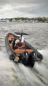 Test driving the 341 Magna patrol tender from Onda Boats built over the legendary deep-V Magna hull utilized by many military operations. What are your thoughts on this elegant, athletic RIB? @onda_boats @ondaboatsusa #boat #patrolboat #rib #tender #superyachtlifestyle #yacht #Onda #OndaBoats #centerconsole | Boat Trader