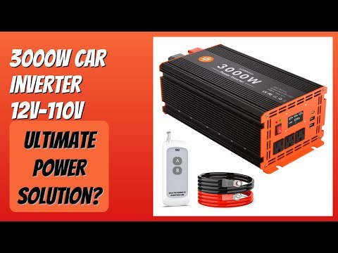 REVIEW (2025): 3000W Car Inverter 12V-110V. Features