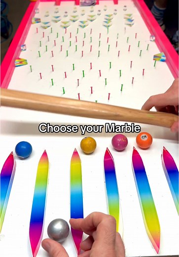Choose Your Marble in the Plinko Race Challenge!
