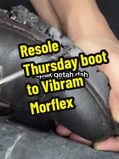 Resole Your Thursday Boot with Vibram Morflex