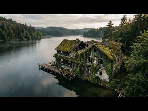 Abandoned Lakeside Lodge Transformed Into a Luxury Dream Home with Epoxy Floors (ASMR)