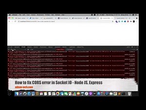 How to fix CORS error in Socket IO - Node JS, Express