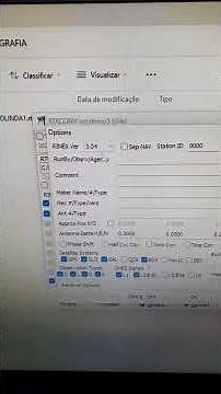 Conversão para RINEX no RTKLib