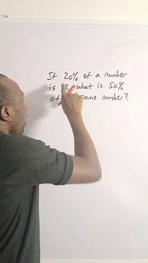 3.9K views · 15 reactions | A problem on percentage #percentage #mathproblem #mathswithgpad #quiz #mathsquiz #sat #igcse #GCSE | Maths with Gpad | Facebook