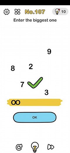 Brain Out Level 107 | Enter the biggest one | Brain Out Game Solution