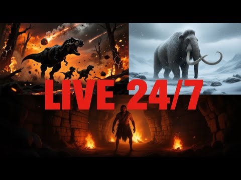 🔴 24/7 PREHISTORIC PLANET: Dinosaurs, Ice Age & Early Humans (4K Documentary Marathon)