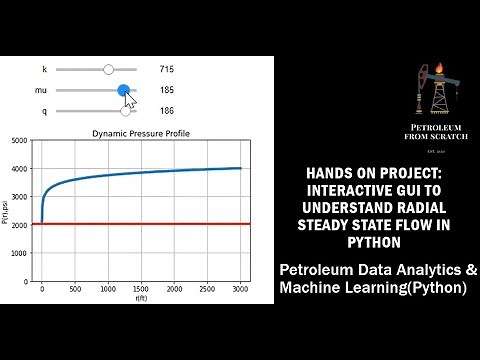 Hands on Project: Interactive GUI to understand Radial Steady state flow in Python