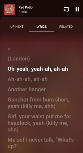 rema red potion lyrics #music #lyrics_songs #lyrics #rema #songlyrics