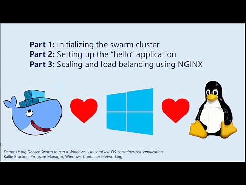 Use Docker Swarm to run a Windows+Linux containerized application (Part 1/3)