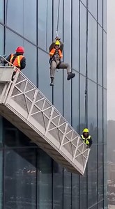 73K views · 67 reactions | Window Cleaning Rig Swings Out Of Control...