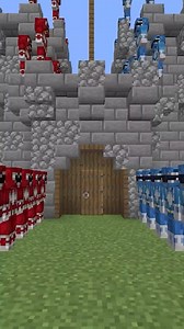 Minecraft, But it's Red vs Blue… #firelight #new #viral #minecraft #gaming #video #reels | FireLight MC Gaming