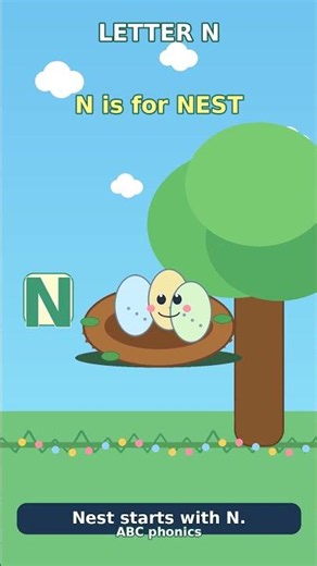 Letter N Says Nnn #Shorts