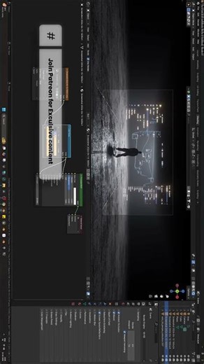 The UI Void tutorial #blender #vfx #3danimation