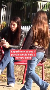 2.1K views · 31 reactions | Kind woman helps a hungry child. #matttvshorts #reels #hunger #awareness #experiment #explore #kindness #homeless #help #giveaway | Matthew Bandeira. | Facebook