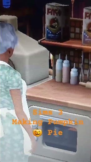Sims 3 Making Pumpkin 🎃 Pie