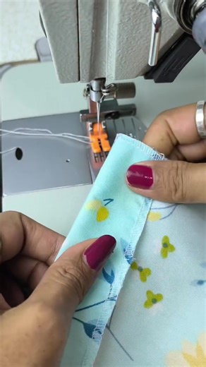 Secrets way to sewing beautiful right angles 🪡📏 #sewingtutorial #tipsandtricks