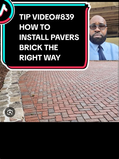 TIP VIDEO#839. Proper installation of pavers is the key to it lasting long and you not wasting money#construction #pavers #brick #driveway