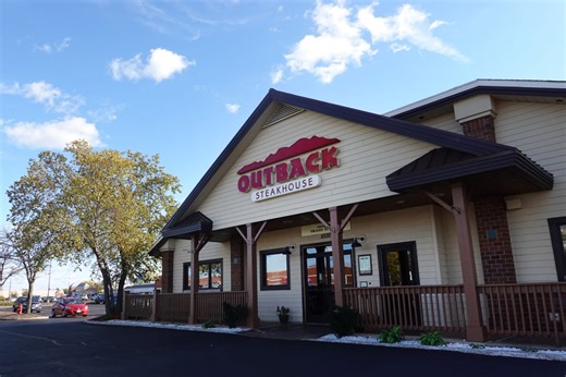 Top 10 menu items at Outback Steakhouse