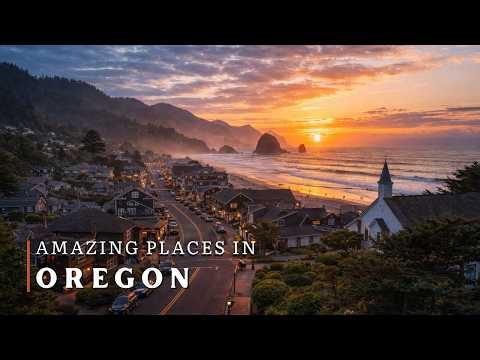 Oregon: Discover Waterfalls, Forests & Rugged Coastlines | 4K