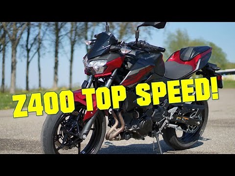 KAWASAKI Z400 TOP SPEED!
