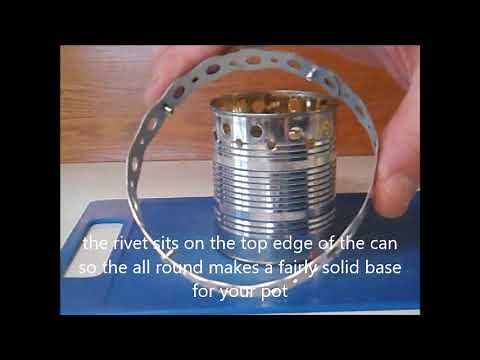 How to make a simple candle stove