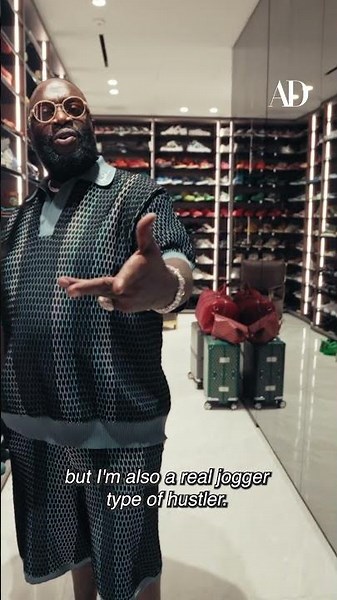 Inside Rick Ross's Luxury Closet