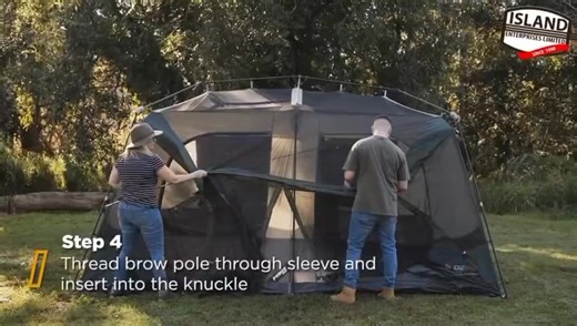 1K views · 16 reactions | ⛺ BIG SIZE. FAST SETUP. BLOCKOUT TECH. The Oztrail 10 Person Fast Frame Blockout Tent is now available ! ✔ Multiple rooms ✔ Cooler & darker interiors ✔ Fast frame system  Watch the video & message us to secure yours! Island Enterprises- Engineering Services | Island Enterprises Limited | Facebook