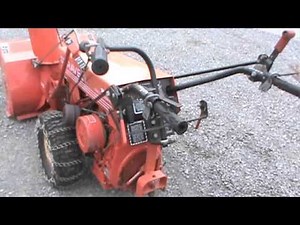 Gravely Professional 12 Walk Behind Tractor With Fast Hitch Snow Blower And Mower Deck For Sale