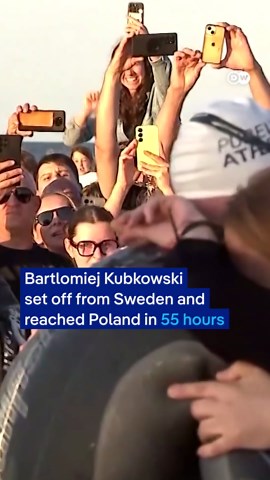 Historic first: Swimmer crosses Baltic in 55 hours