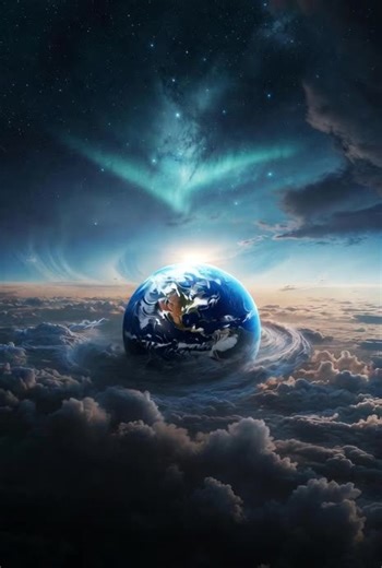 Job 26:7-9 (NIV) - “He spreads out the northern skies over empty space; he suspends the earth over nothing. He wraps up the waters in his clouds, yet the clouds do not burst under their weight. He covers the face of the full moon, spreading his clouds over it.” #Bible #TheBibleRecap